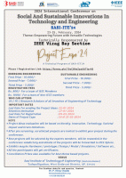 2024 International Conference on Social And Sustainable Innovations In Technology and Engineering SASI-ITE’24 Project Expo Poster